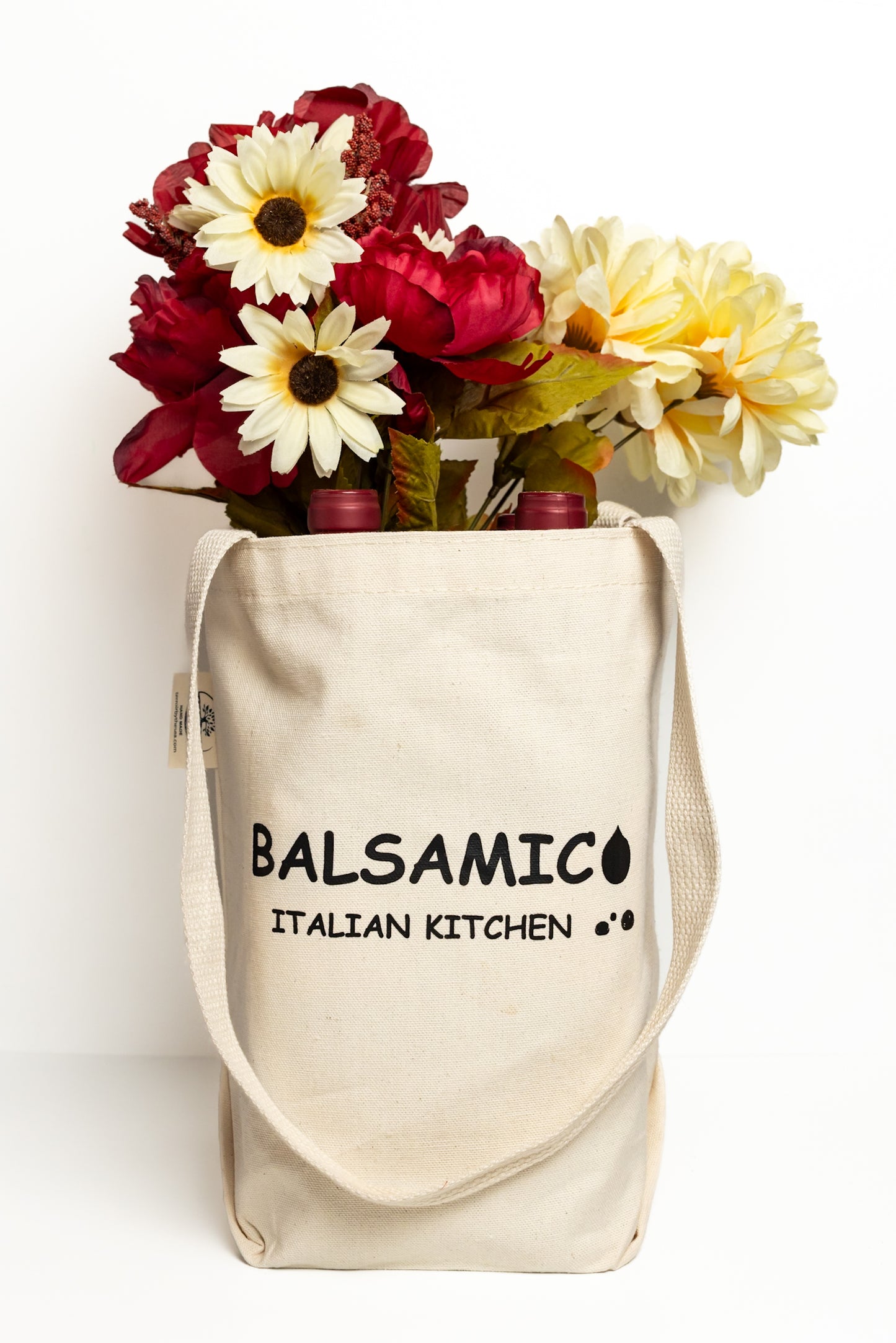 Balsamico Organic Cotton Wine Tote