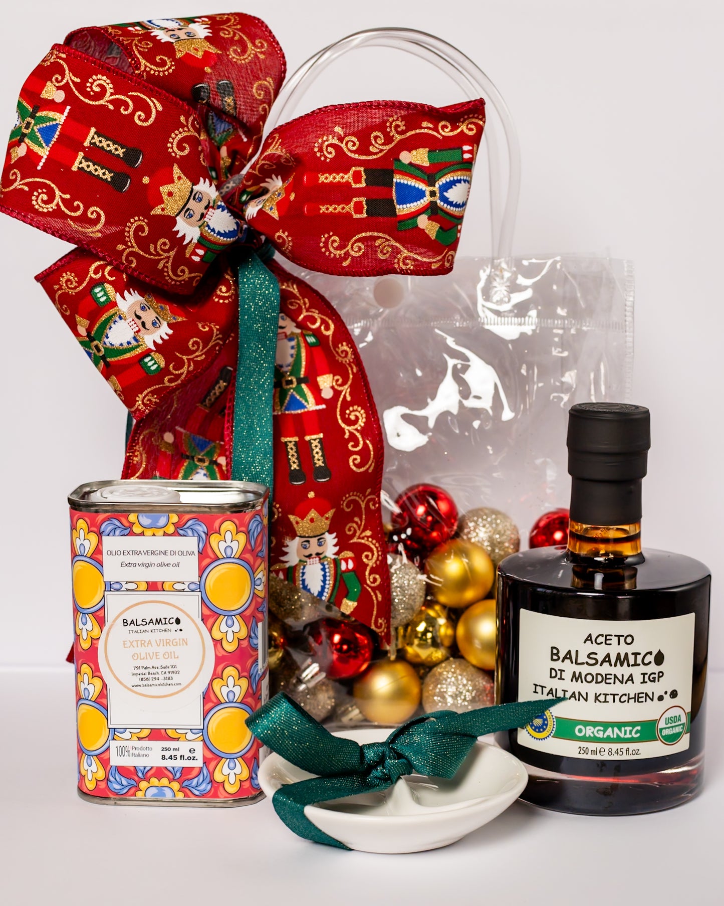 Extra Virgin Olive Oil , Balsamic Vinegar and Dipping Dish